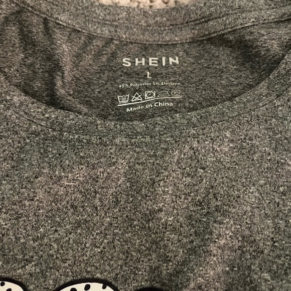 SHEIN Women’s Pink and Gray Teacher Graphic Tees - Picture 4 of 5
